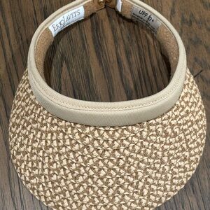 Eric Javits Bradfield Luxury Squishee Sun Visor New Elevated Basics Resort Style